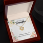 To My Daughter In my Heart Forever Infinity Knot Necklace Message Card-Express Your Love Gifts