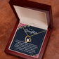 To My Daughter It's a Special Bond Forever Necklace w Message Card-Express Your Love Gifts
