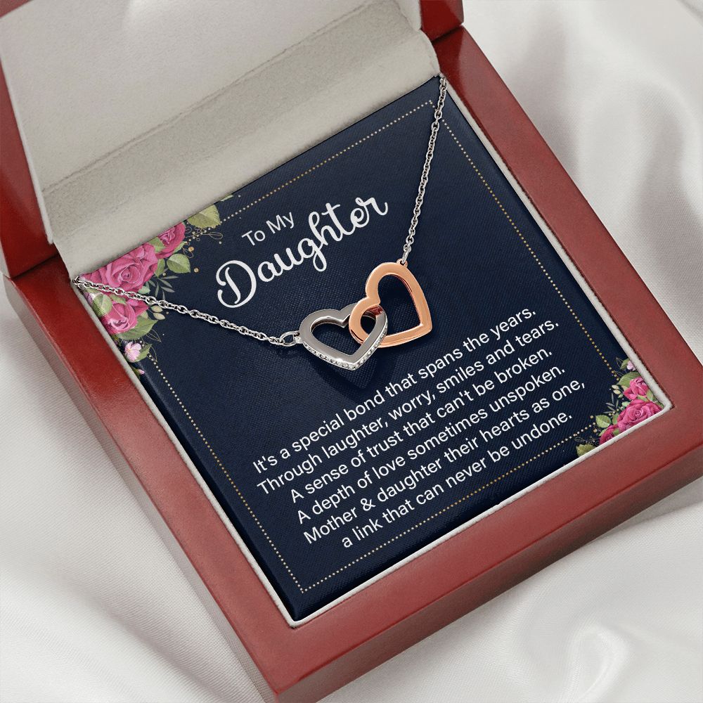 To My Daughter It's a Special Bond Inseparable Necklace-Express Your Love Gifts