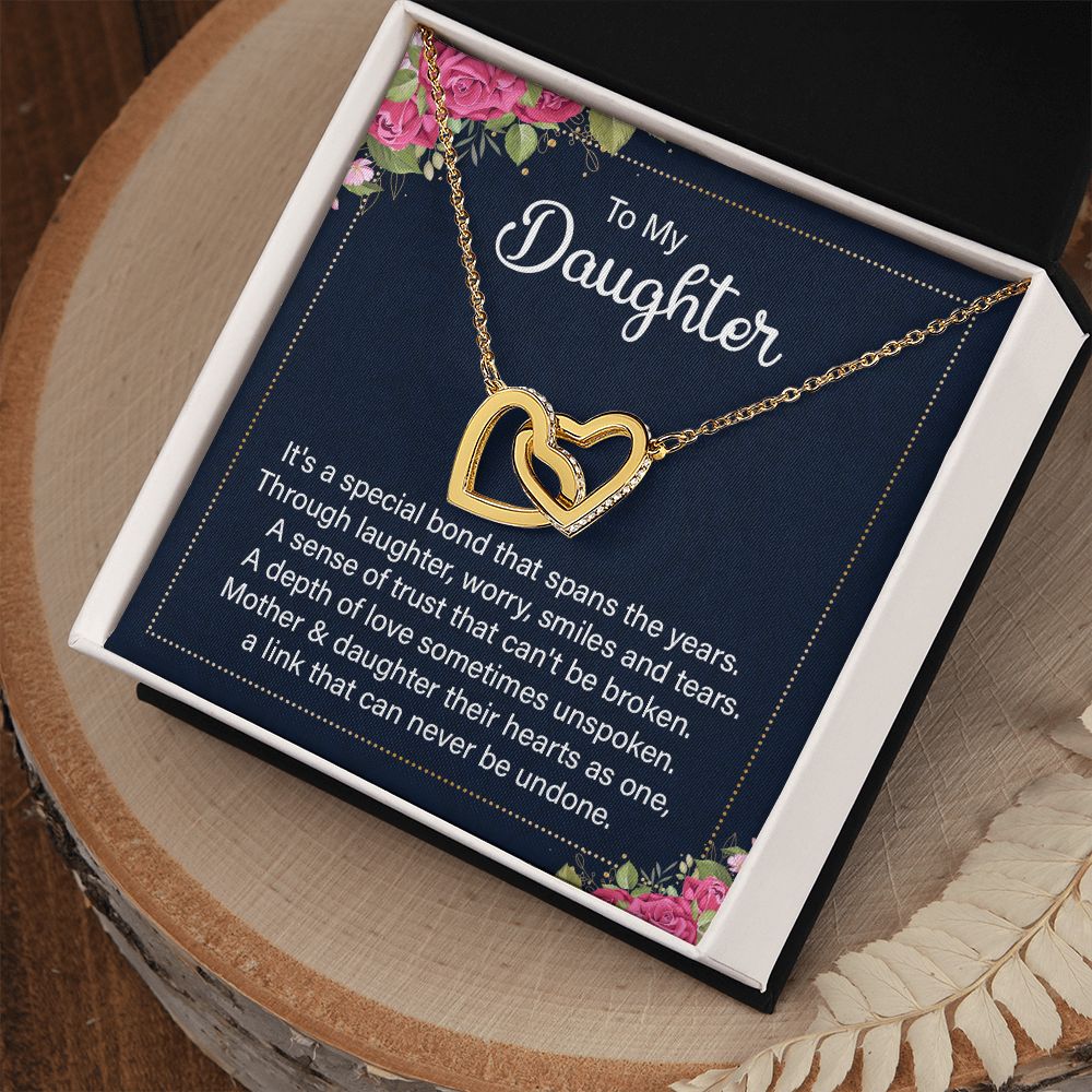 To My Daughter It's a Special Bond Inseparable Necklace-Express Your Love Gifts