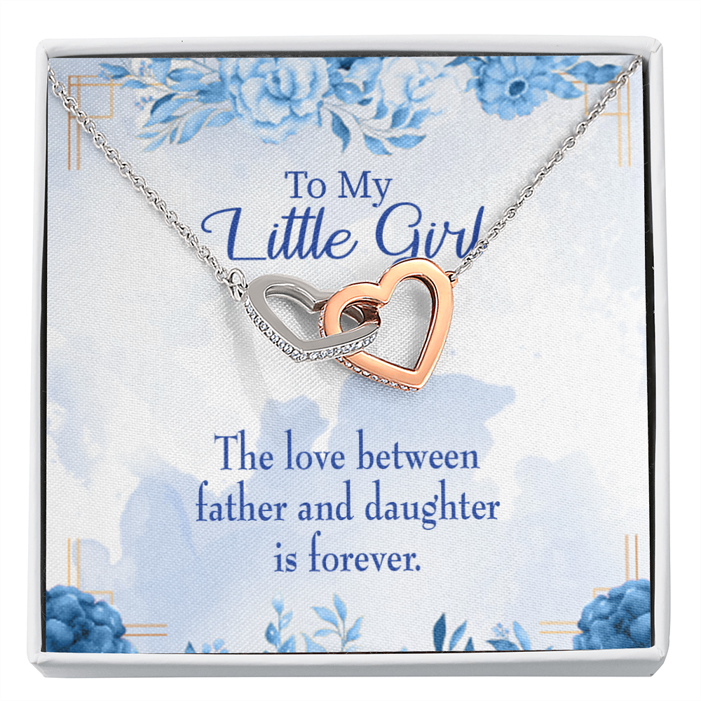 To My Daughter Love Between Father and Daughter Inseparable Necklace -  Express Your Love Gifts