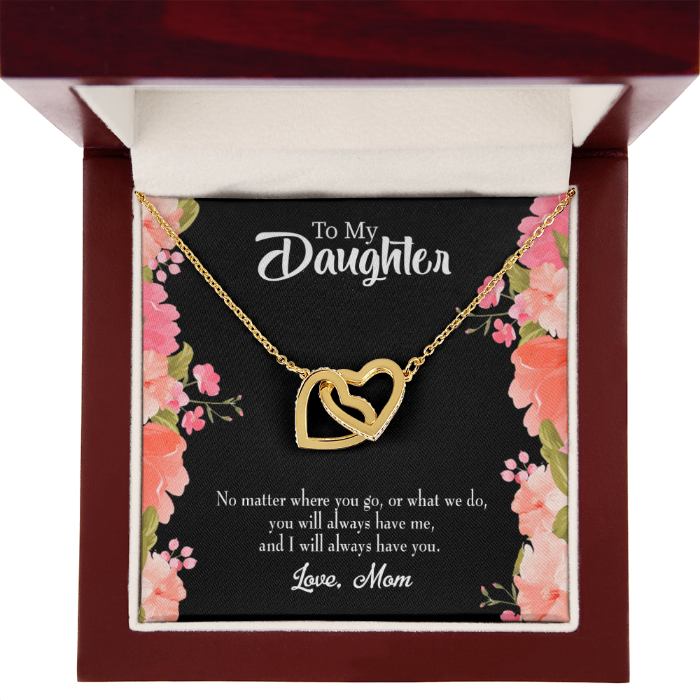 To My Daughter Mom Will Always Have You Inseparable Necklace-Express Your Love Gifts