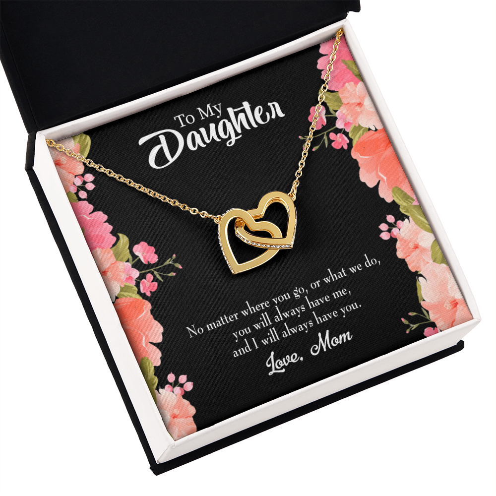 To My Daughter Mom Will Always Have You Inseparable Necklace-Express Your Love Gifts