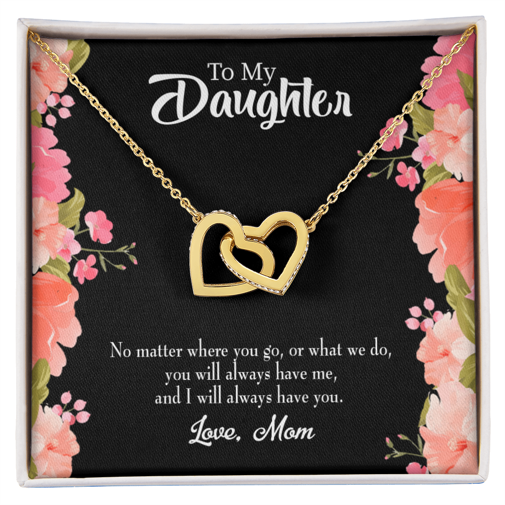 To My Daughter Mom Will Always Have You Inseparable Necklace-Express Your Love Gifts