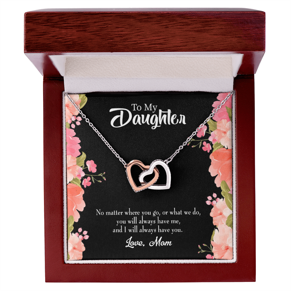 To My Daughter Mom Will Always Have You Inseparable Necklace-Express Your Love Gifts