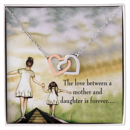 To My Daughter Mother Daughter Eternal Love Inseparable Necklace-Express Your Love Gifts