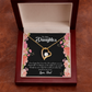 To My Daughter Never Forget I Love You From Dad Forever Necklace w Message Card-Express Your Love Gifts