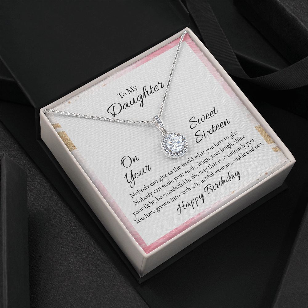 To My Daughter Nobody Can Give to The World Eternal Hope Necklace Message Card-Express Your Love Gifts