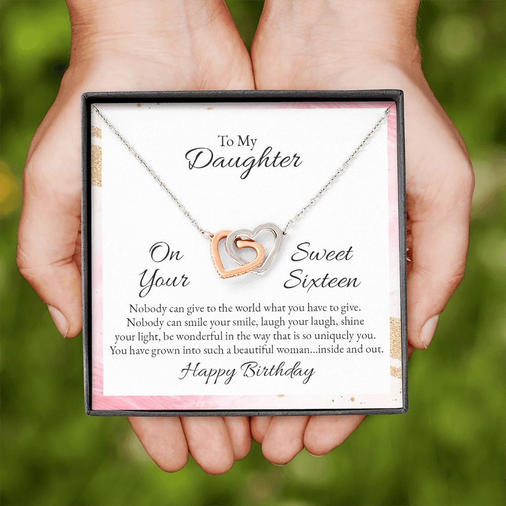 To My Daughter Nobody Can Give to the World Inseparable Necklace-Express Your Love Gifts