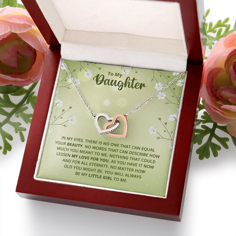 To My Daughter Nothing That Could Lessen My Love For You Inseparable Necklace-Express Your Love Gifts