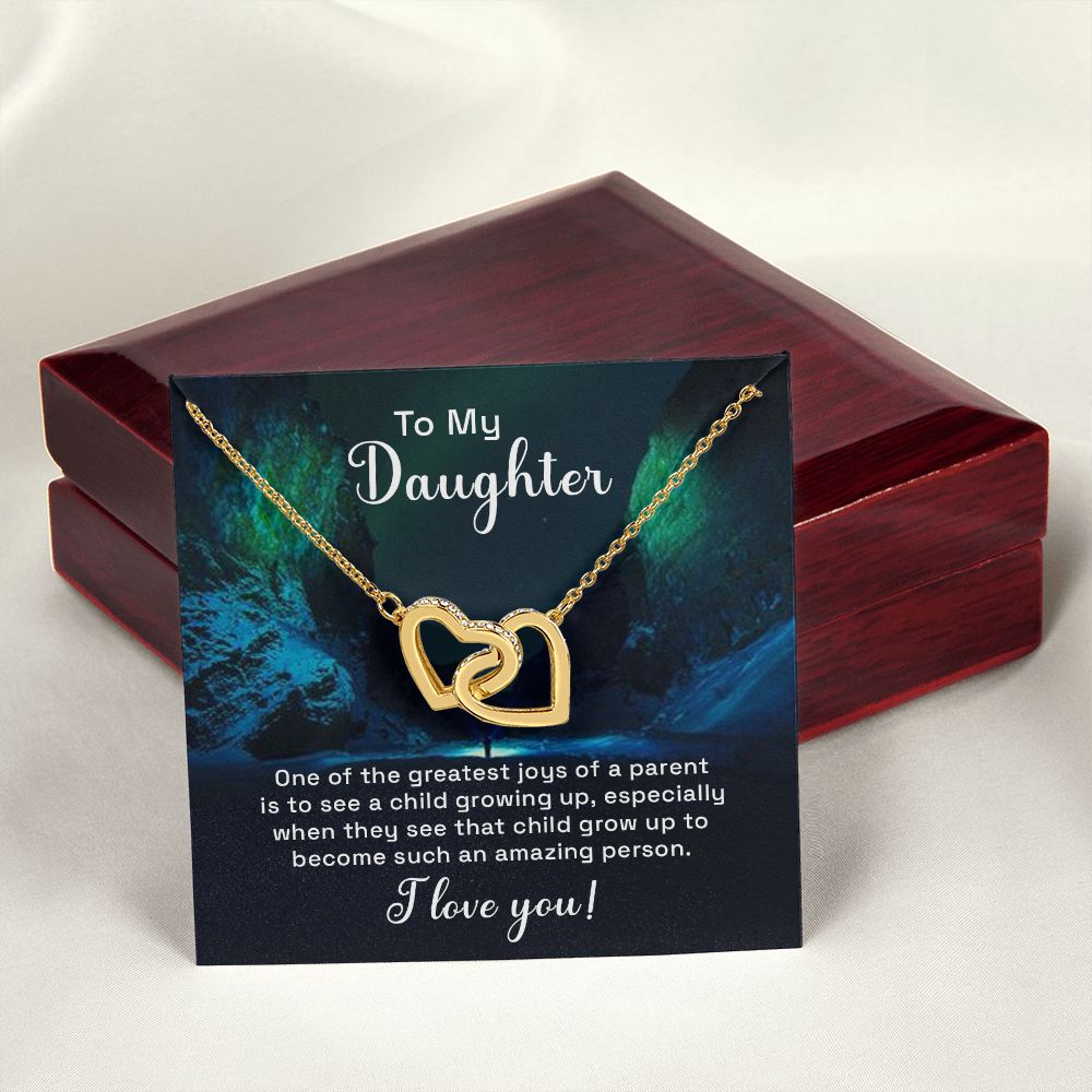 To My Daughter One of the Greatest Joys of a Parent Inseparable Necklace-Express Your Love Gifts