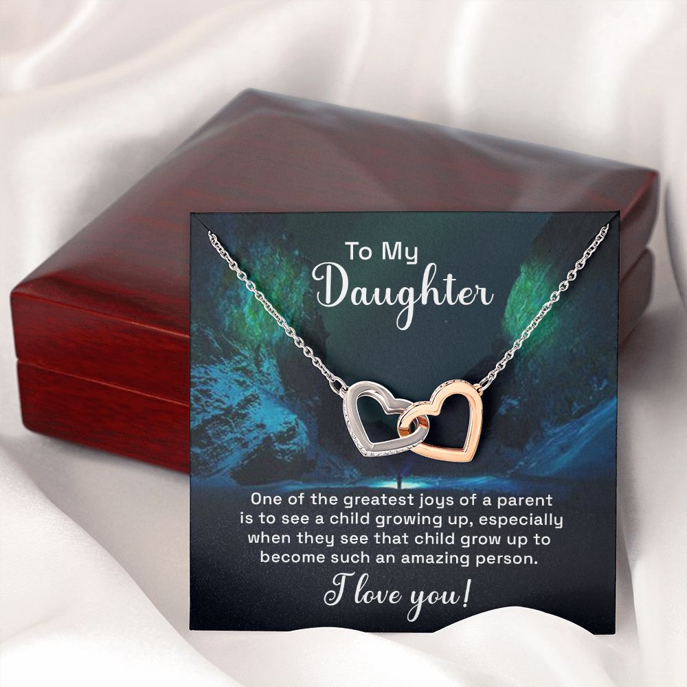 To My Daughter One of the Greatest Joys of a Parent Inseparable Necklace-Express Your Love Gifts