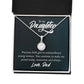 To My Daughter Precious Little Girl Eternal Hope Necklace Message Card-Express Your Love Gifts