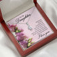 To My Daughter Raising You Alluring Ribbon Necklace Message Card-Express Your Love Gifts