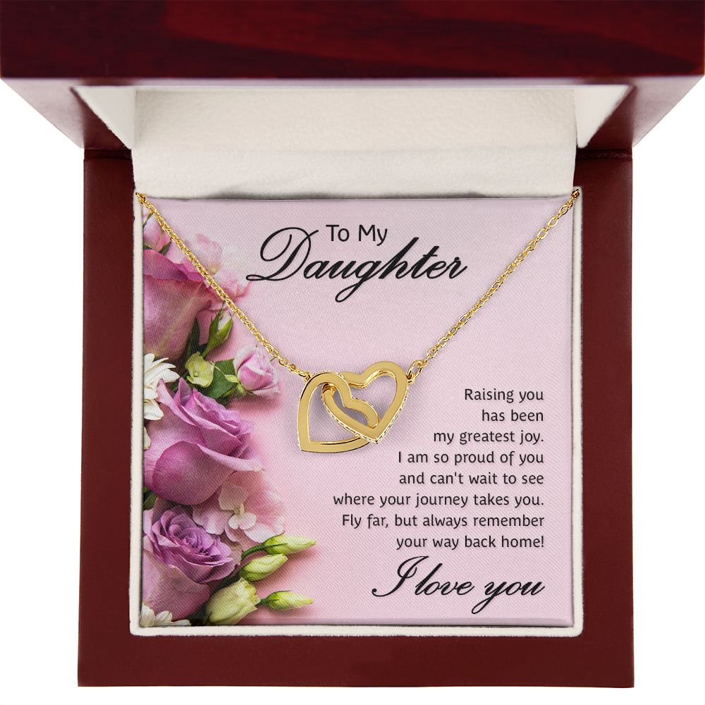 To My Daughter Raising You Inseparable Necklace-Express Your Love Gifts