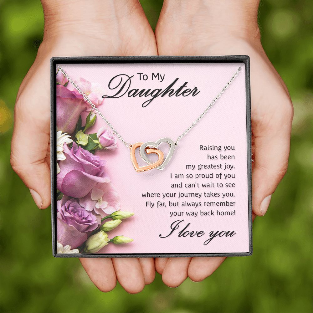 To My Daughter Raising You Inseparable Necklace-Express Your Love Gifts