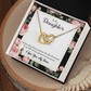 To My Daughter Ruler of my Heart Inseparable Necklace-Express Your Love Gifts