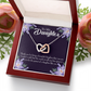 To My Daughter Thank You For Being a Beautiful Daughter Inseparable Necklace-Express Your Love Gifts