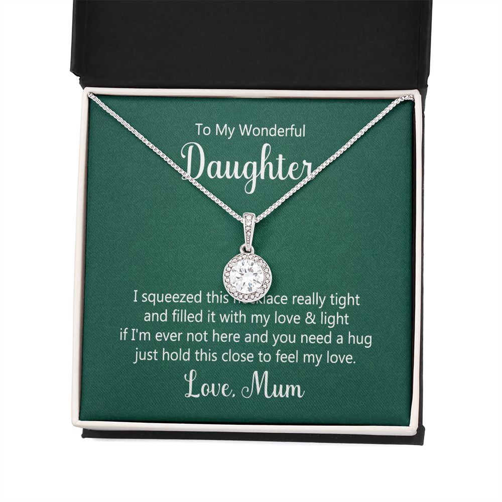 To My Daughter This Necklace From Mom Eternal Hope Necklace Message Card-Express Your Love Gifts