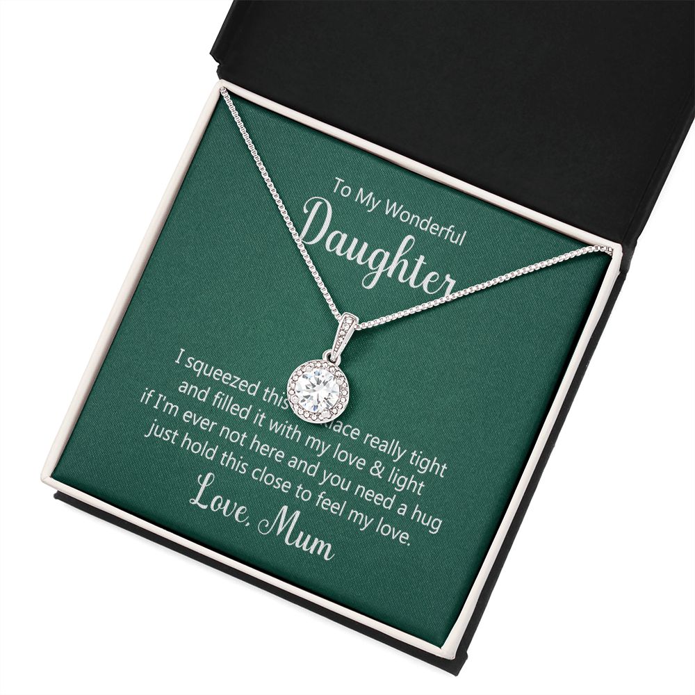 To My Daughter This Necklace From Mom Eternal Hope Necklace Message Card-Express Your Love Gifts