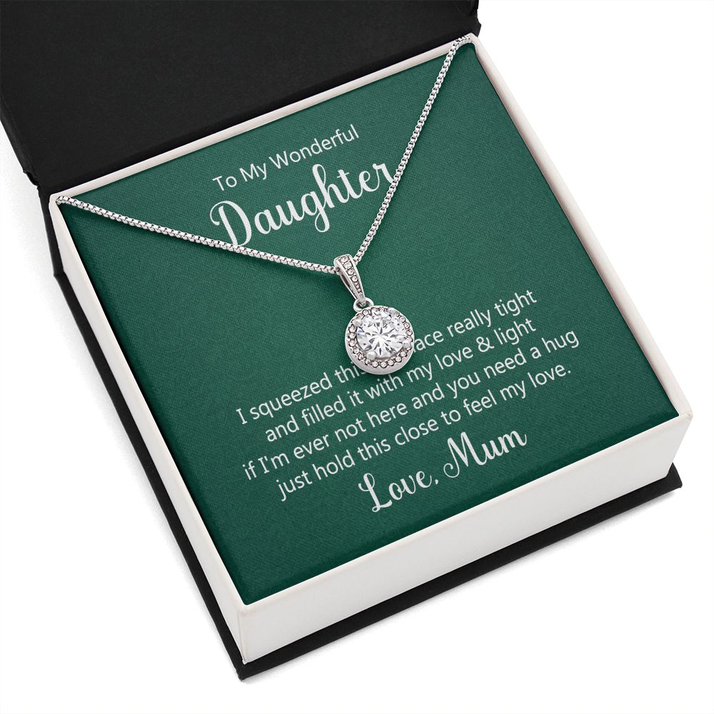 To My Daughter This Necklace From Mom Eternal Hope Necklace Message Card-Express Your Love Gifts