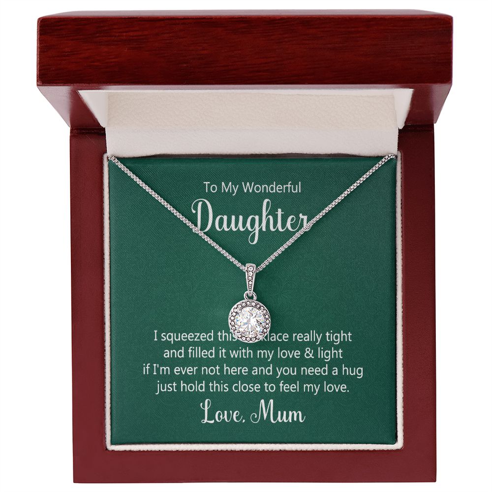 To My Daughter This Necklace From Mom Eternal Hope Necklace Message Card-Express Your Love Gifts
