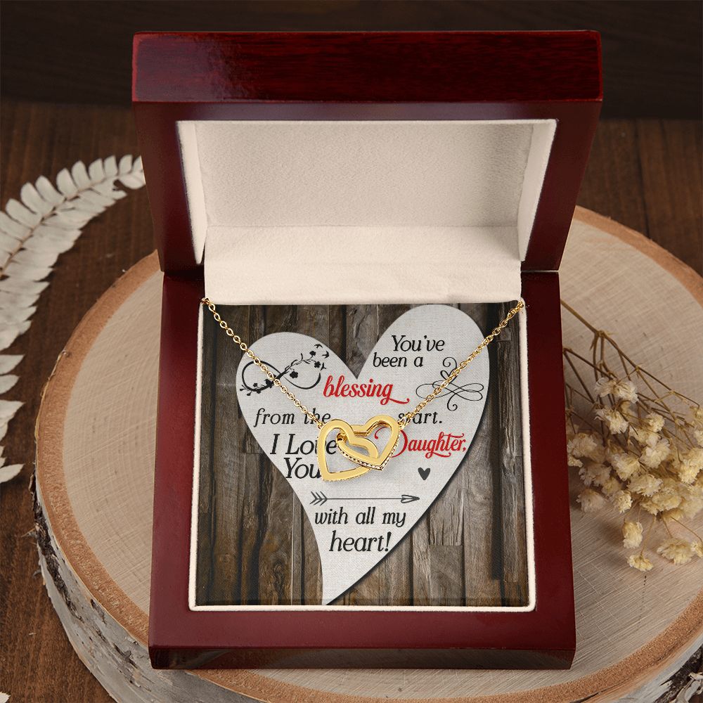 To My Daughter You’ve Been a Blessing Inseparable Necklace-Express Your Love Gifts