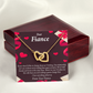 To My Fiancee I Love Everything About Us Inseparable Necklace-Express Your Love Gifts