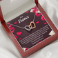 To My Fiancee I Love Everything About Us Inseparable Necklace-Express Your Love Gifts