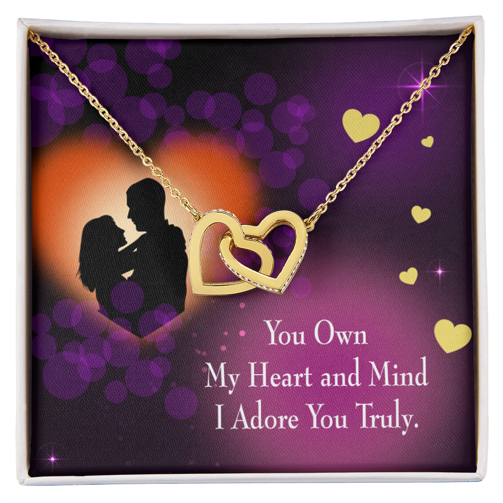 To My Girlfriend Adore You Inseparable Necklace-Express Your Love Gifts