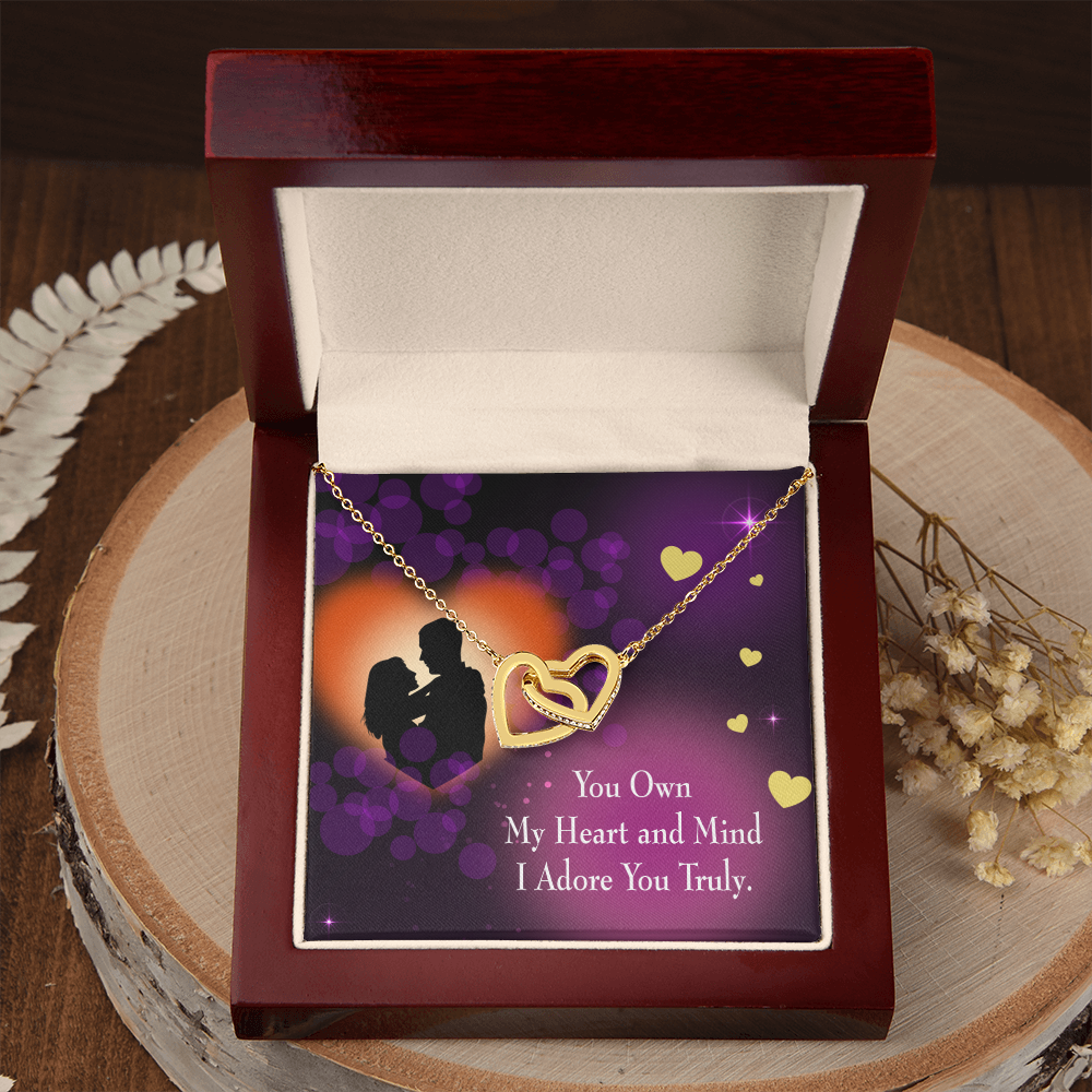 To My Girlfriend Adore You Inseparable Necklace-Express Your Love Gifts