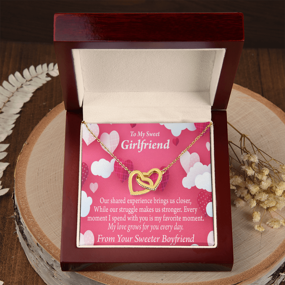 To My Girlfriend Every Moment Spent With You Inseparable Necklace-Express Your Love Gifts