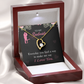 To My Girlfriend Everyday Forever Necklace w Message Card-Express Your Love Gifts