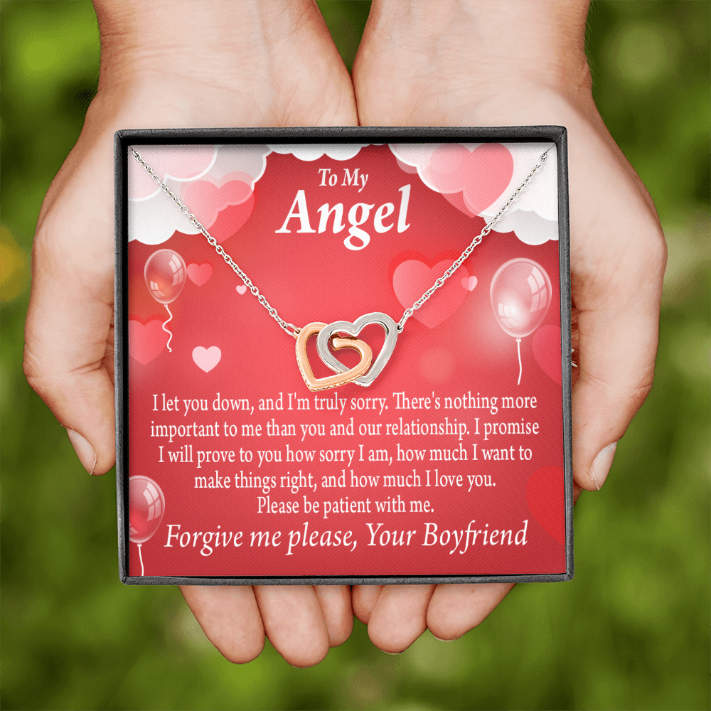 To My Girlfriend Forgive Me Inseparable Necklace-Express Your Love Gifts