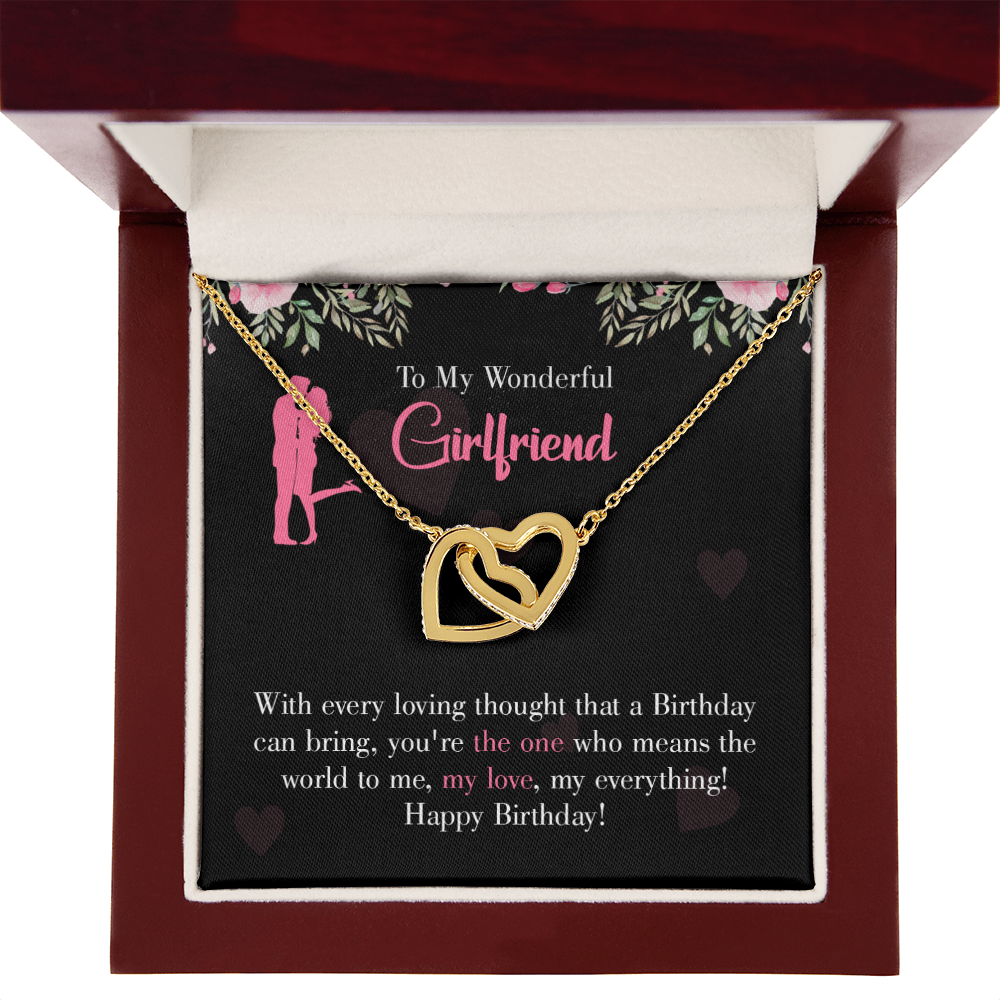 To My Girlfriend Happy Birthday! Inseparable Necklace-Express Your Love Gifts