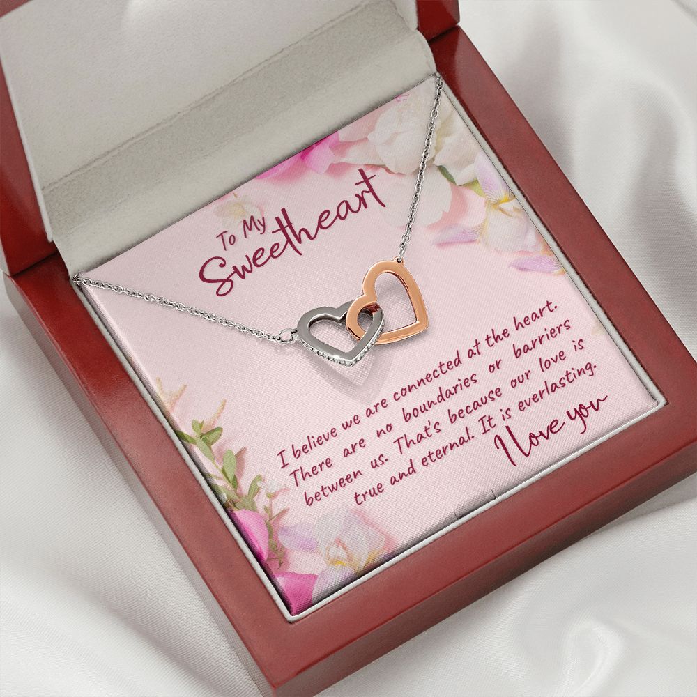 To My Girlfriend I Believe Inseparable Necklace-Express Your Love Gifts