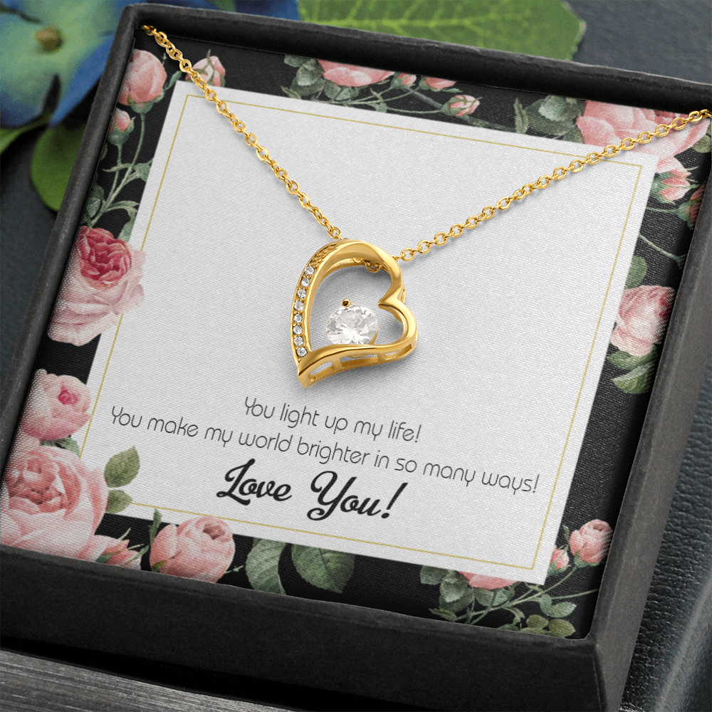 I love you hot sale light necklace