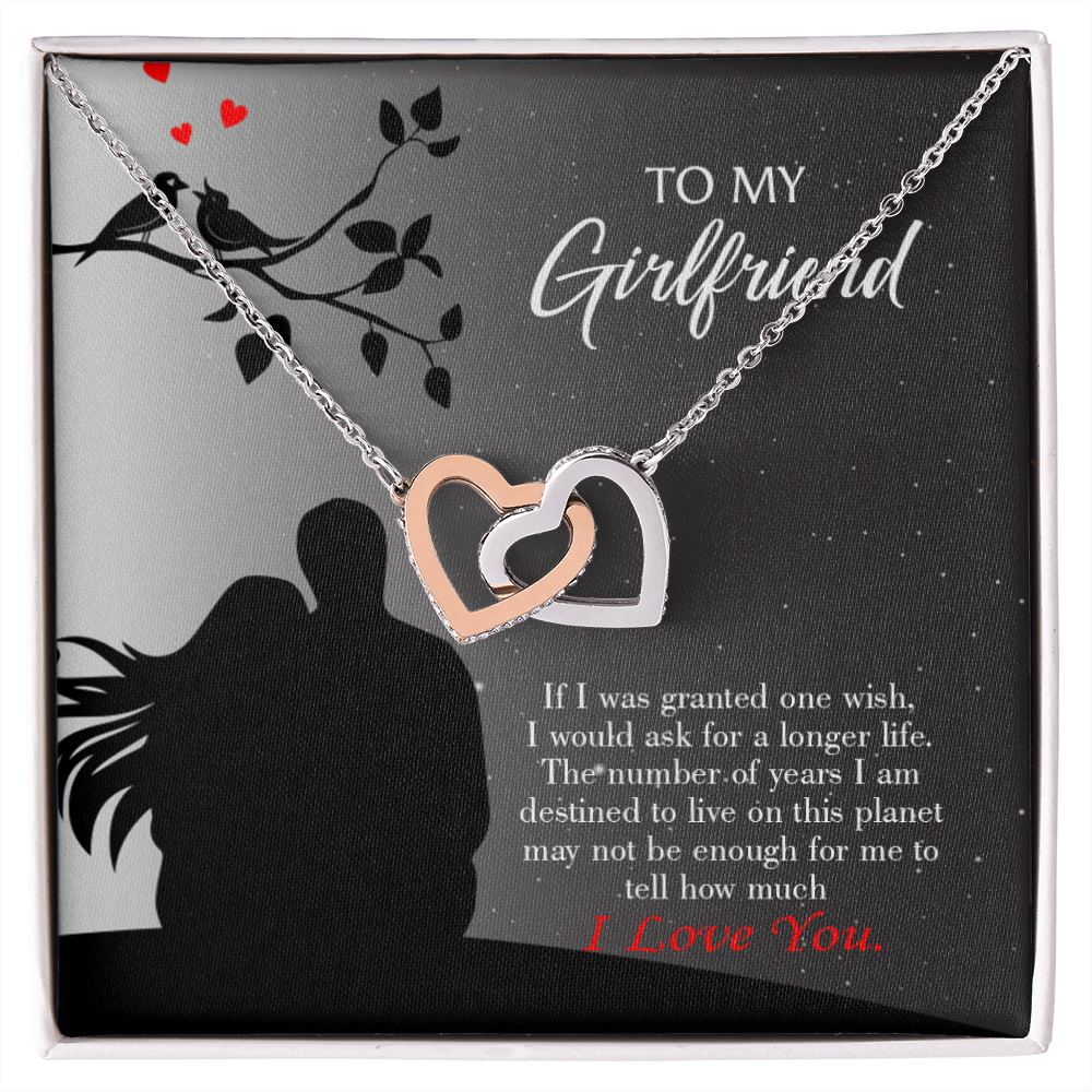 To My Girlfriend Longer Life Inseparable Necklace-Express Your Love Gifts