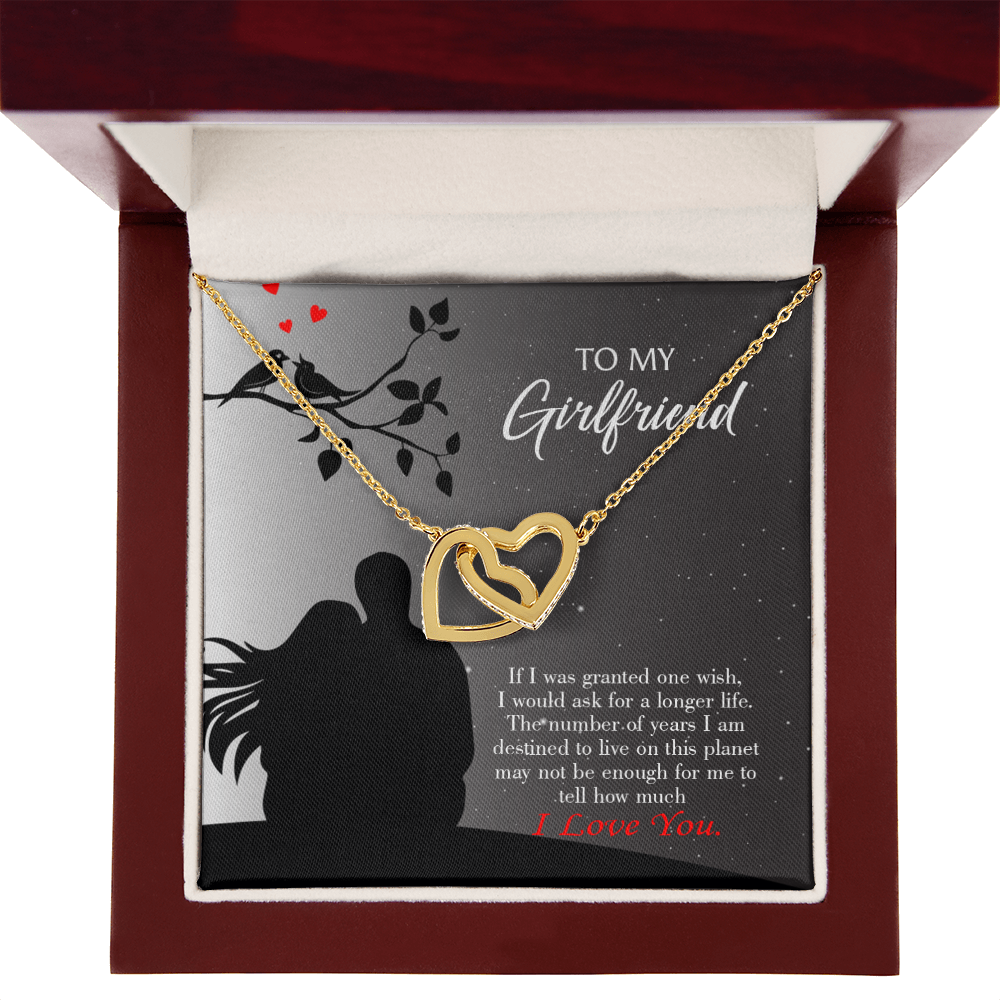 To My Girlfriend Longer Life Inseparable Necklace-Express Your Love Gifts