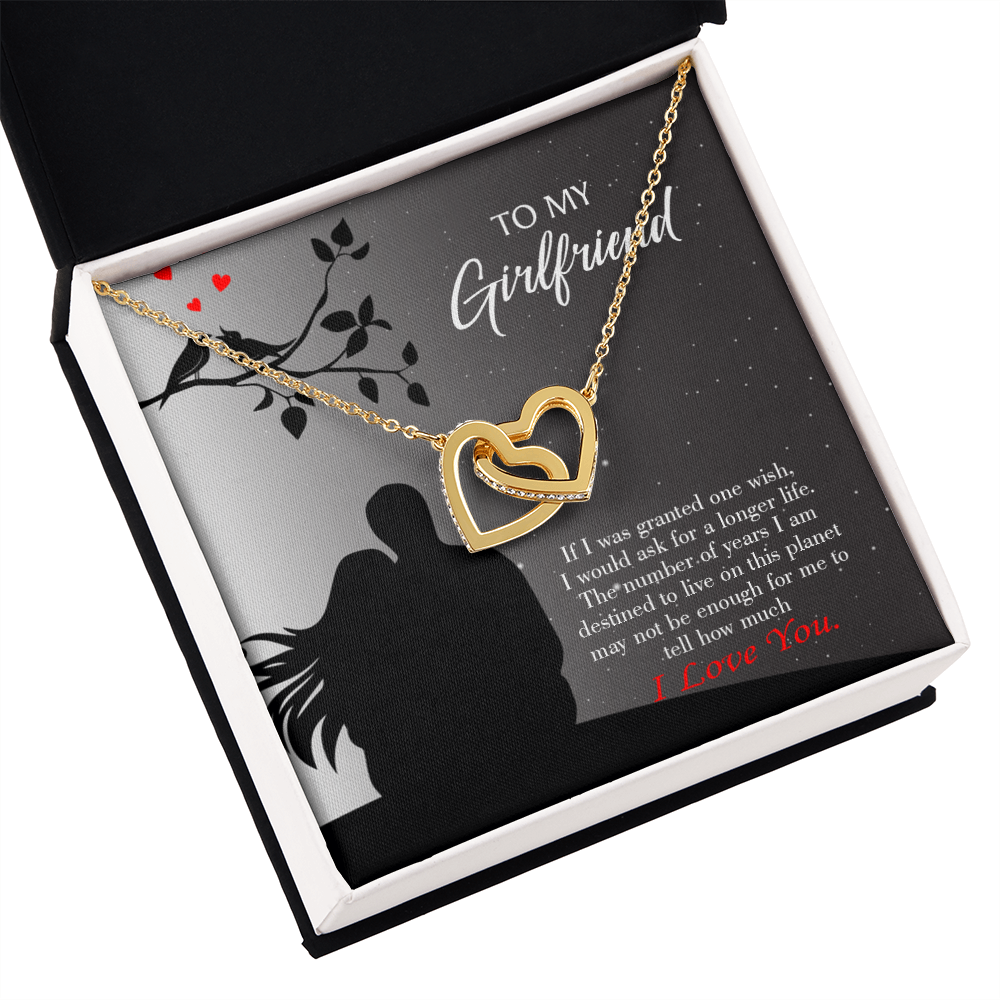 To My Girlfriend Longer Life Inseparable Necklace-Express Your Love Gifts