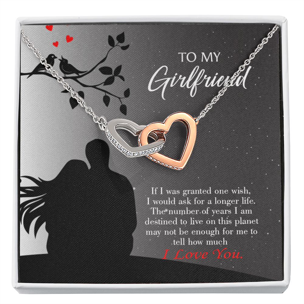 To My Girlfriend Longer Life Inseparable Necklace-Express Your Love Gifts