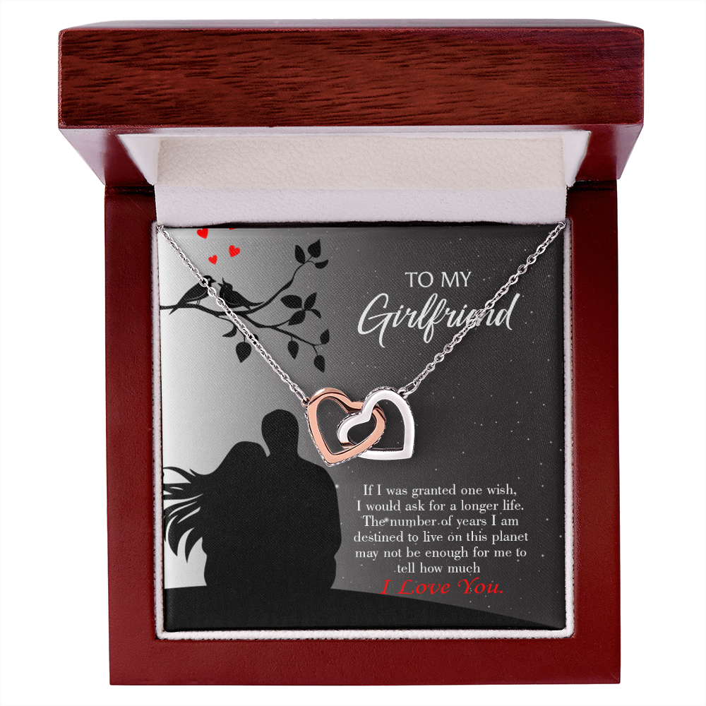 To My Girlfriend Longer Life Inseparable Necklace-Express Your Love Gifts