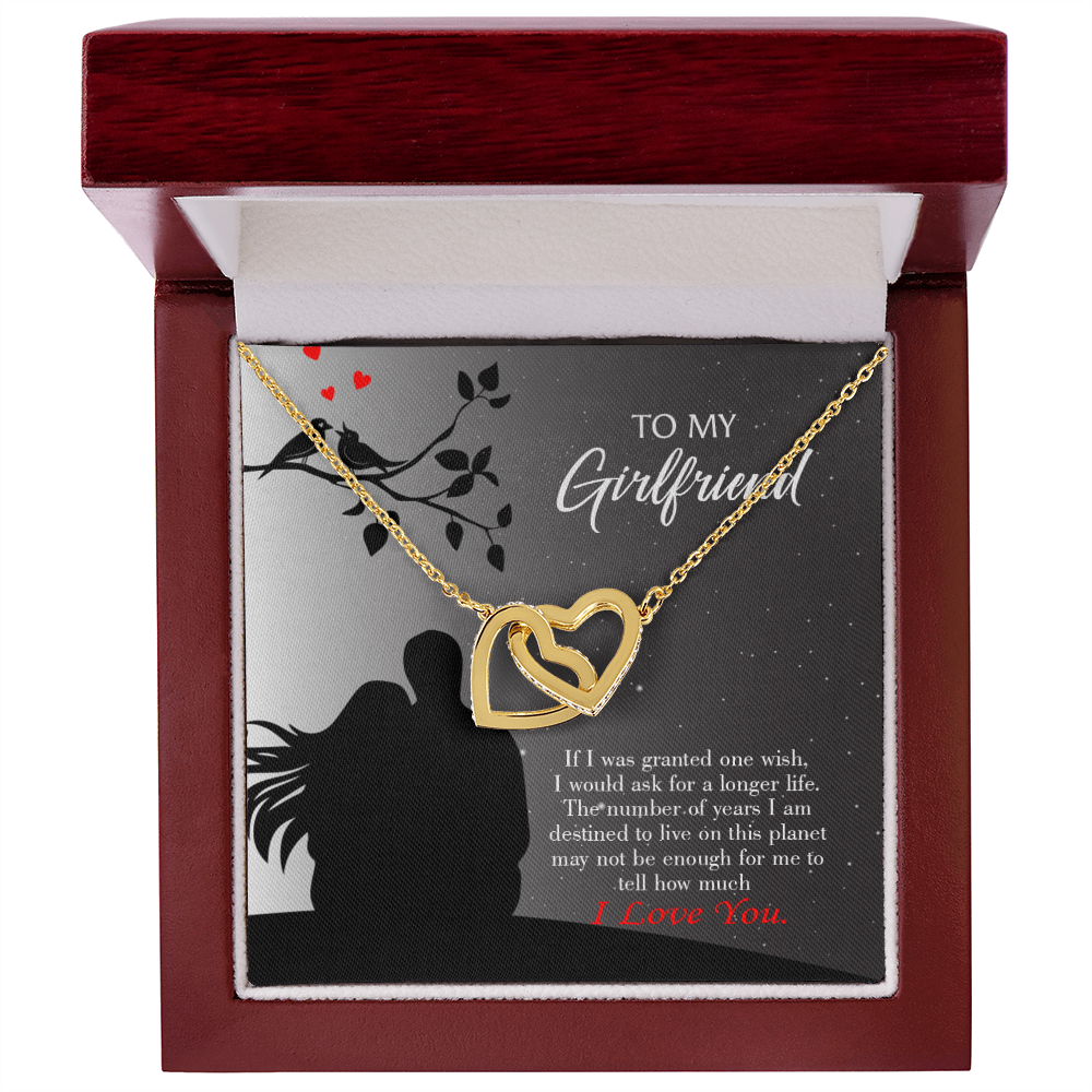 To My Girlfriend Longer Life Inseparable Necklace-Express Your Love Gifts