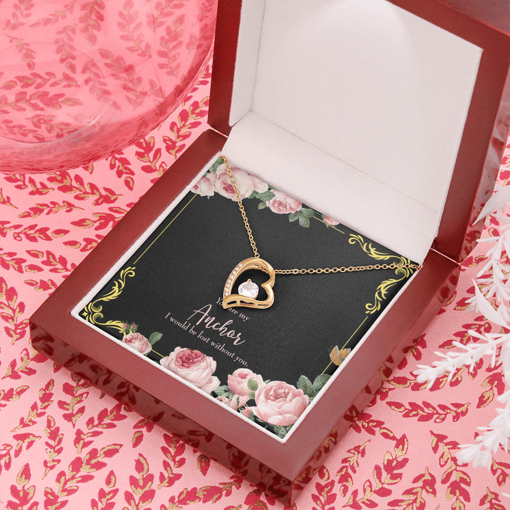 To My Girlfriend Lost Without You Forever Necklace w Message Card-Express Your Love Gifts