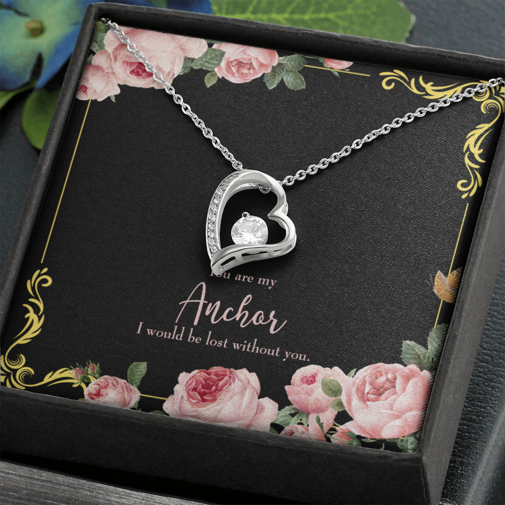 To My Girlfriend Lost Without You Forever Necklace w Message Card-Express Your Love Gifts