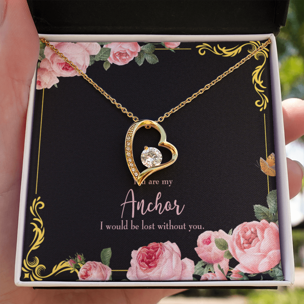 To My Girlfriend Lost Without You Forever Necklace w Message Card-Express Your Love Gifts