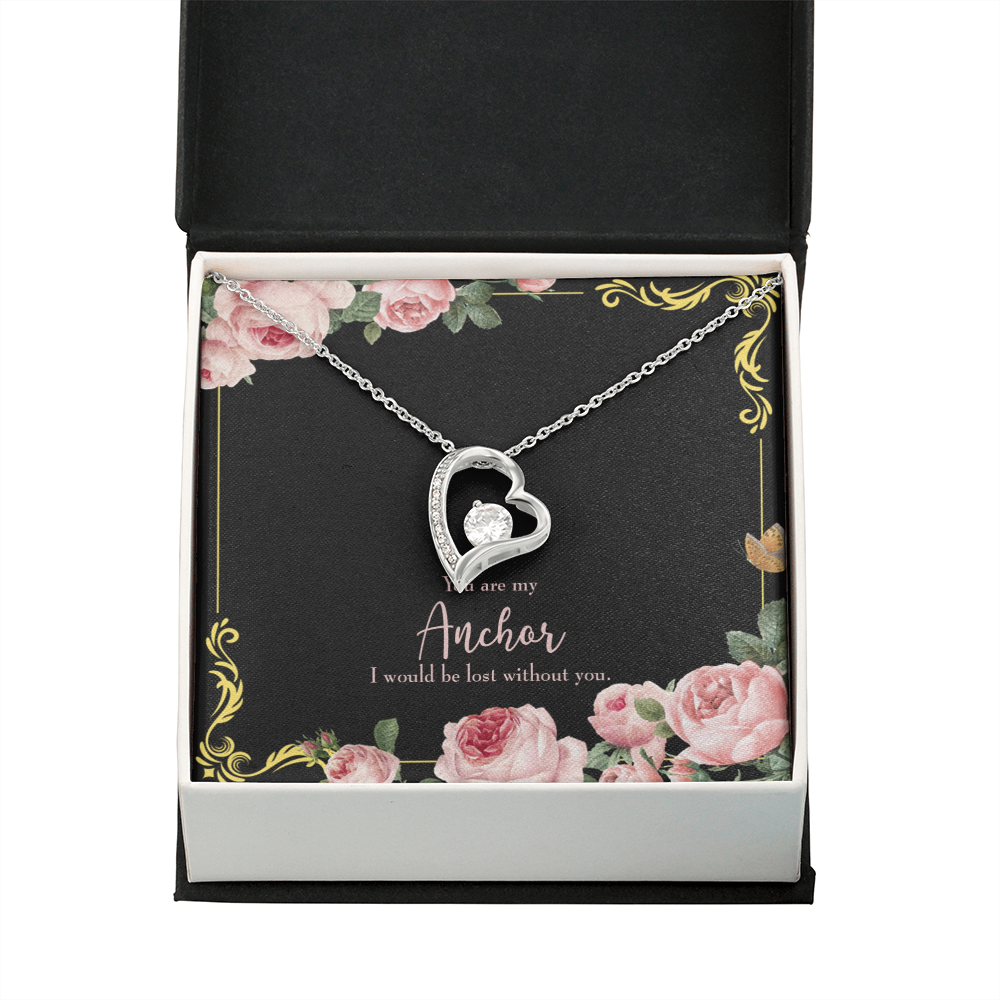 To My Girlfriend Lost Without You Forever Necklace w Message Card-Express Your Love Gifts