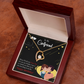 To My Girlfriend Not Out of Habit Forever Necklace w Message Card-Express Your Love Gifts