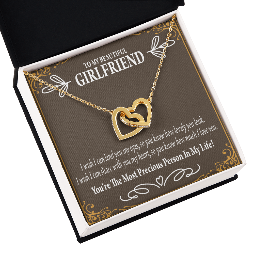 To My Girlfriend Precious Love Inseparable Necklace - Express Your Love  Gifts