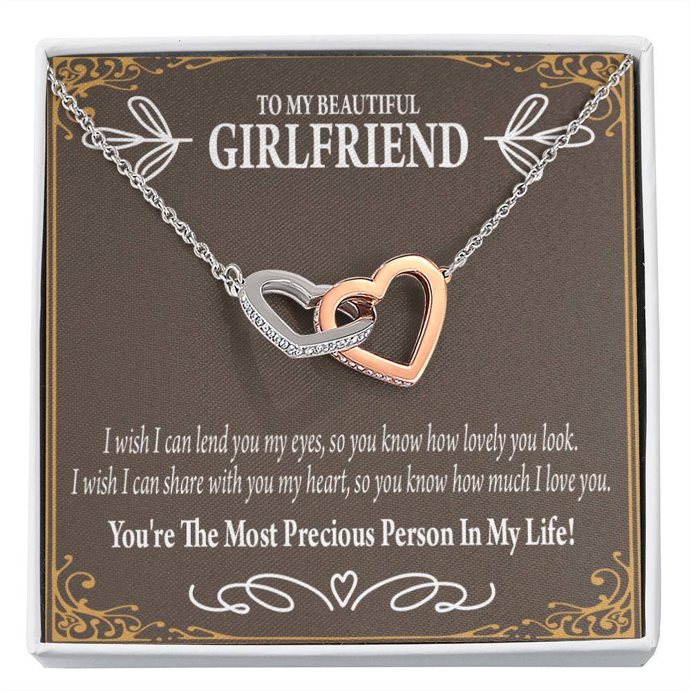 To My Girlfriend Precious Love Inseparable Necklace - Express Your Love  Gifts